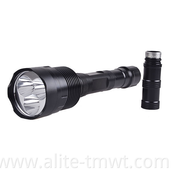 Wholesale 10 Pcs TrustFire 3800LM TR-3T6 5M 3 x XM-L T6 LED Flashlight Torch 3x18650 or 2x18650 Rechargeable Battery Led Waterpr